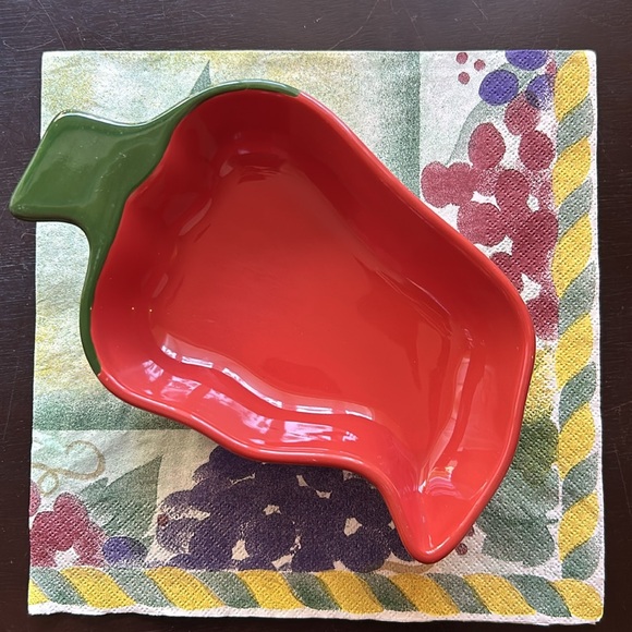 Chili Pepper serving/dip dishes & 🌶️ stainless steel cooling rack. - Picture 11 of 17